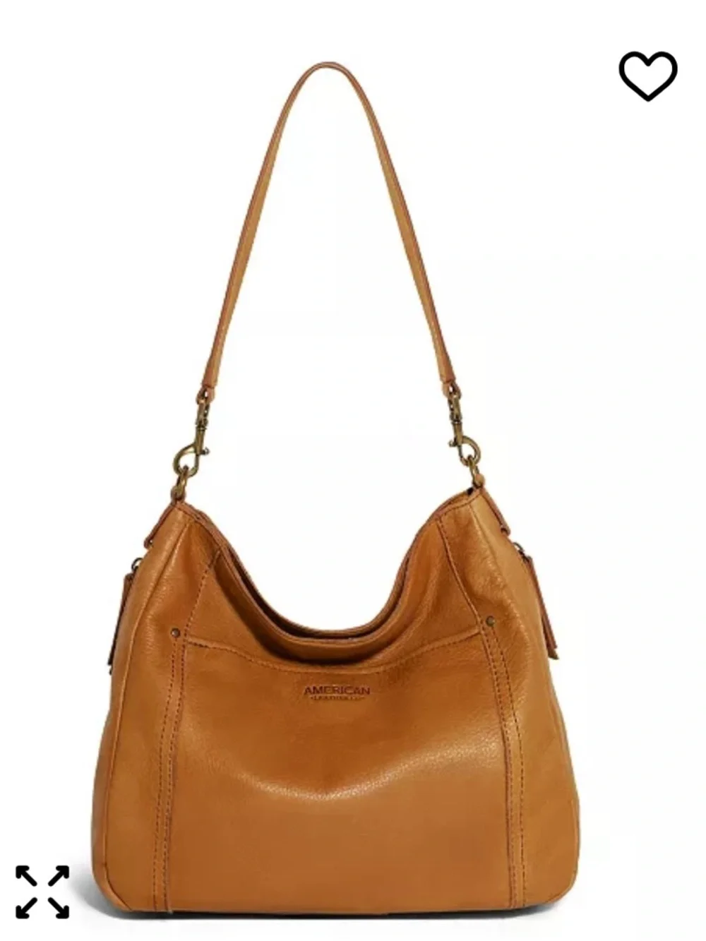 American Leather Co. Austin Classic Hobo Shoulder‎ Bag